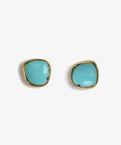 Lizzie Fortunato Bay Studs In Turquoise Bags & Accessories