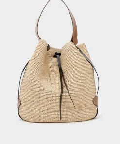 Isabel Marant Bayia Shoulder Bag In Natural Cognac Featured Designers