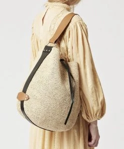 Isabel Marant Bayia Shoulder Bag In Natural Cognac Featured Designers
