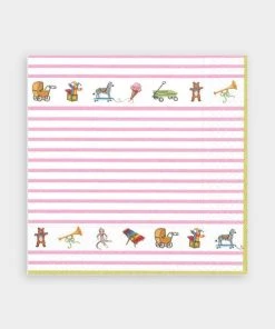 Caspari Bebe Paper Luncheon Napkins In Pink Just In