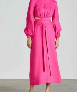 Bondi Born Belize Dress In Cerise Just In