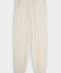 Jonathan Simkhai Bellamy Crinkle Utility Joggers In Moonstone