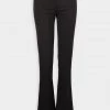 Avenue Montaigne Just In Bellini Crepe Pant In Black