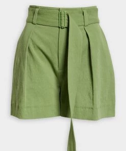 Vince. Just In Belted Twill Short In Kiwi