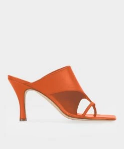 Christopher Esber Just In Binx Mule In Tangerine