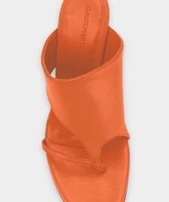 Christopher Esber Just In Binx Mule In Tangerine