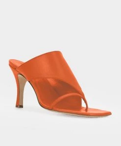 Christopher Esber Just In Binx Mule In Tangerine