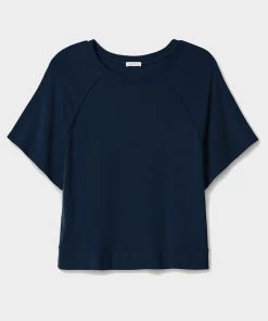 EBERJEY Just In Blair Meadow Sweatshirt In Navy