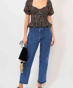 FARM Rio Borogodo Leopard Blouse Featured Designers