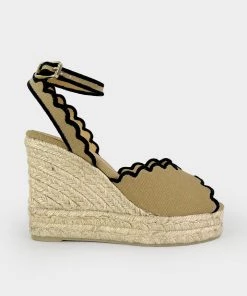 Castañer Wedges Brini Wedge Sandal In Tierra
