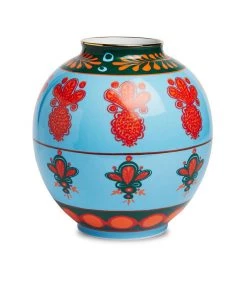 La DoubleJ Housewives Bubble Vase In Pineapple Azzurro Just In