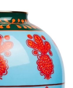 La DoubleJ Housewives Bubble Vase In Pineapple Azzurro Just In