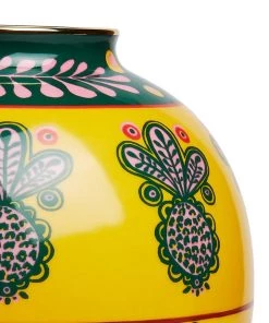 La DoubleJ Housewives Bubble Vase In Pineapple Giallo Just In