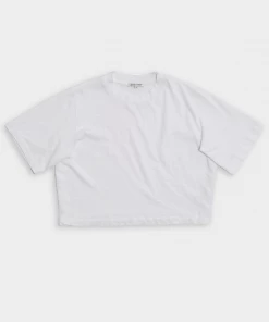 COTTON CITIZEN Tokyo Crop Tee In White