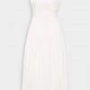 Aje. Just In Caliente High Neck Midi Dress In Ivory