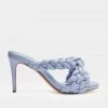 Alexandre Birman Carlotta 85 Nappa Leather Sandal In Caribbean Blue