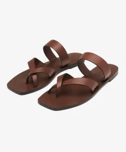 A.Emery Carter Sandal In Brunette Just In
