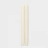 Caspari Home & Beauty Straight Taper 12" Candles In White