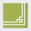 Caspari Rive Gauche Paper Luncheon Napkins In Moss Green Just In