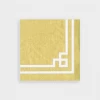 Caspari Home & Beauty Rive Gauche Paper Cocktail Napkins In Gold