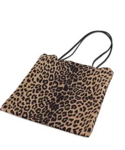 OLIVIA Casual Leopard Print Large Tote Bag Bags & Accessories