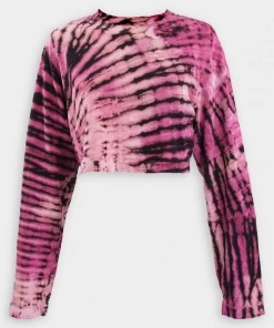 COTTON CITIZEN Just In Tokyo Crop Long Sleeve In Lychee Spiral