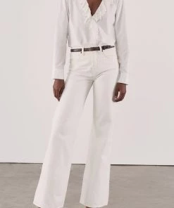 NILI LOTAN Celia Jean In Cream Wash