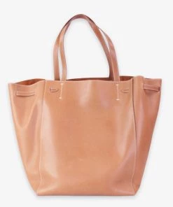 Olivia Vintage Celine Brown Large Tote Bag