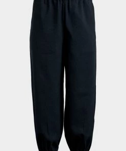 Tibi Chalky Drape Plashet Jogger In Black