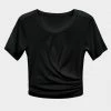 Jonathan Simkhai Standard Just In Chantria Knit Top In Black