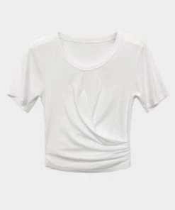 Jonathan Simkhai Standard Just In Chantria Knit Top In White