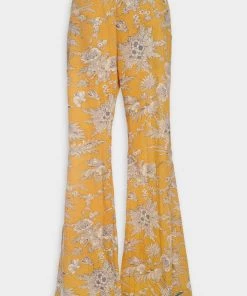 Alix Of Bohemia Charlie Dijon Toile Pant In Mustard Yellow