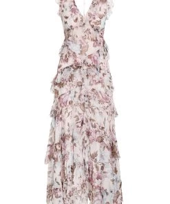 ZIMMERMANN Charm Flutter Midi Dress Featured Designers