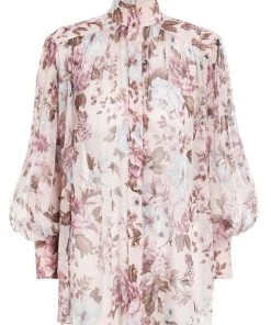 ZIMMERMANN Charm Lantern Blouse Featured Designers