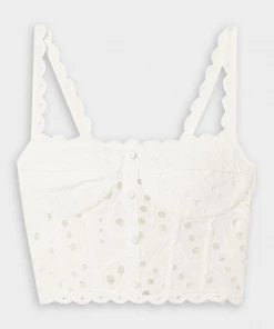 Charo Ruiz Tessa Top In White Just In