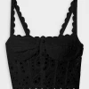 Charo Ruiz Tessa Top In Black Just In