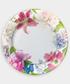 Caspari Chelsea Garden Paper Dinner Plates