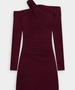 NICHOLAS Circe Mini Dress In Prune