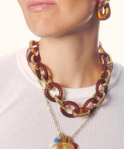 Lizzie Fortunato Bags & Accessories Citrine Charm Necklace