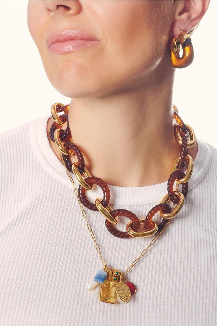 Lizzie Fortunato Bags & Accessories Citrine Charm Necklace 2 Lizzie Fortunato Bags & Accessories Citrine Charm Necklace