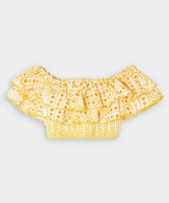 Charo Ruiz Just In Clara Top In Solar Yellow