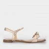 Alexandre Birman Clarita Padded Sandal In Golden