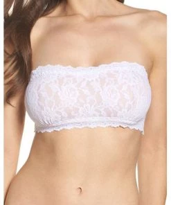 Hanky Panky Signature Lace Bandeau White 5 Hanky Panky Signature Lace Bandeau White