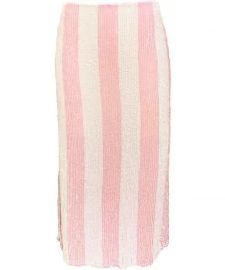 Retrofete Veronica Skirt Unicorn Pink Stripes