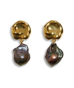 Lizzie Fortunato Bags & Accessories Coin Reflection Earrings In Peacock