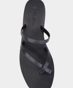 A.Emery Colby Sandal In Black