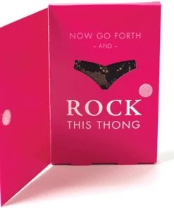 Commando-gram: Hot Mamma Thong Black Just In