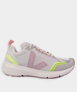 Veja Condor 2 Alveomesh In Natural Parme Jaune Fluo Just In