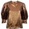 FARM Rio Copper Metallic Blouse