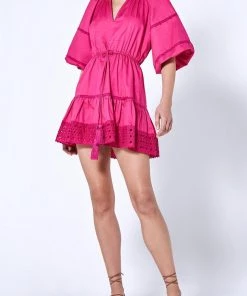 ALEXIS Daksha Dress In Fuchsia Just In